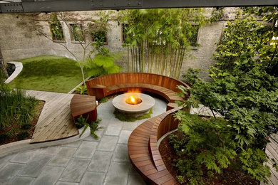 Modern patio in San Francisco.