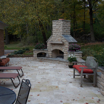 Indian Hill Patio with Fireplace