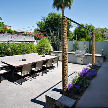 Industrial Style in Arcadia | Outdoor Dining