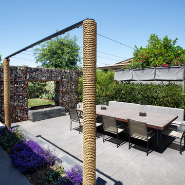 Industrial Style in Arcadia | Outdoor Dining