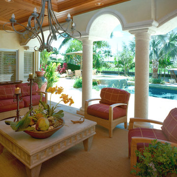 Intercoastal Luxury Home Landscape & Pool