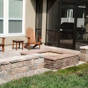 Intimate Fire Pit Seating Area