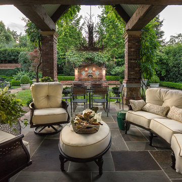 75 Traditional Patio With A Roof Extension Ideas You Ll Love May 2022 Houzz Patio With A Roof Extension Ideas, The Yard Outdoor Furniture Seabrook Tx