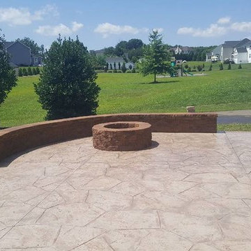 J-Stamped Concrete Patio Warrenton VA
