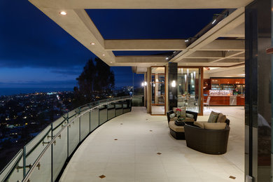 This is an example of a contemporary patio.