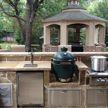 Kegerator, Ceramic Smoker, & Power Burner