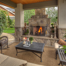 Seattle Outdoor Fireplace