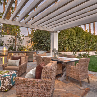 Transitional patio photo in Orange County