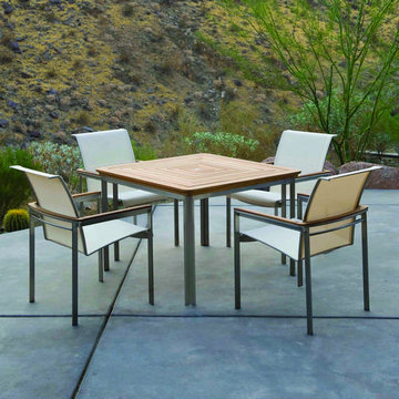 Kingsley-Bate Tivoli Stainless Steel and Teak Outdoor Furniture