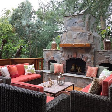 La Canada Outdoor Fireplace & Kitchen