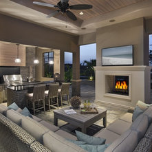 Contemporary Patio by Castle Harbour homes