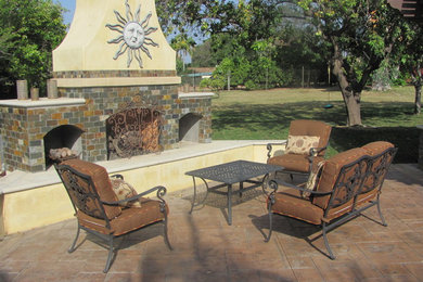 Elegant patio photo in Orange County