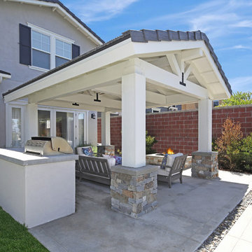 Ladera Ranch - Covered Patio California Room - Side View
