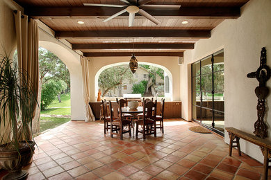 This is an example of a mediterranean patio in Austin.