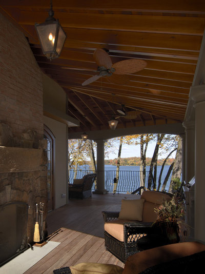Traditional Patio by Lake Country Builders