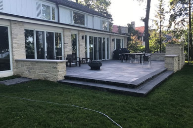 Modern patio in Milwaukee.