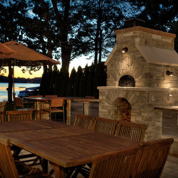 Lake Home with outdoor pizza oven