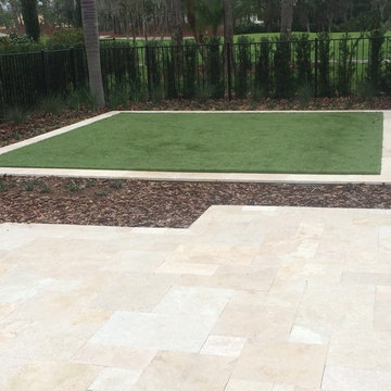 Patio and Artificial Turf