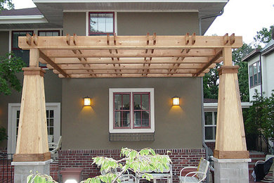 Inspiration for a craftsman patio remodel in Minneapolis