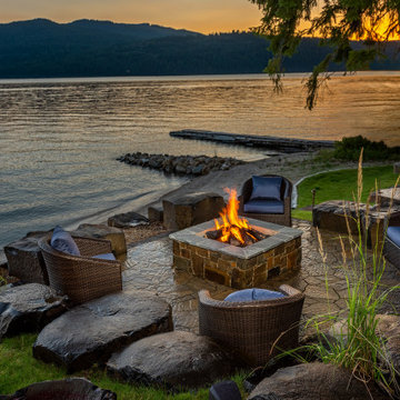 Lake-Side Boulder Retreat