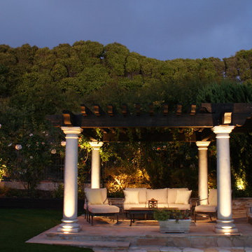 Landscape Lighting - Beautiful Backyard in Palos Verdes Estates, CA