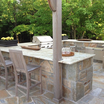 Large Outdoor Kitchen