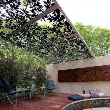 Laser cut metal PERGOLAS
