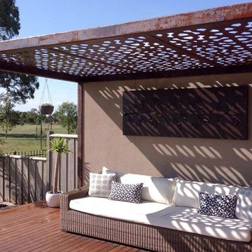 Laser cut metal PERGOLAS
