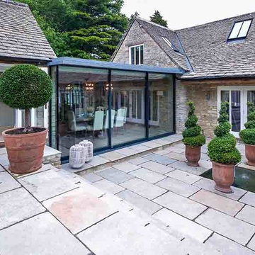 Limestone Paving Add's Finishing Touch to Stunning Cotswold House