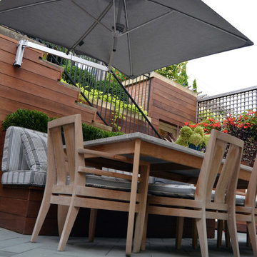 Lincoln Park Private Gardens | Mid-Level Dining Space