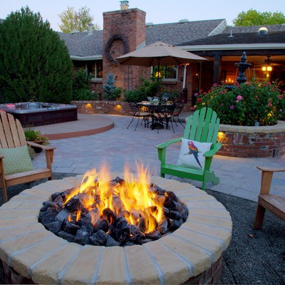 Inspiration for a timeless patio remodel in Denver