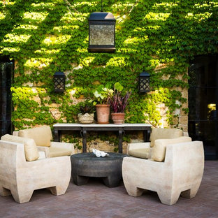 Tuscan brick patio container garden photo in San Francisco