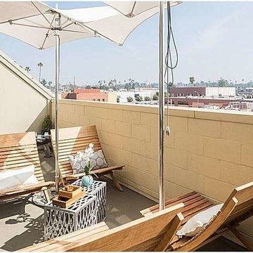 Los Angeles Home Staging - Sleek & stylish contemporary loft style in Santa Moni