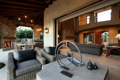 Tuscan patio photo in Orange County