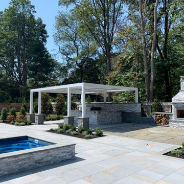 Luxury Louvered Pergola System for Pool Area