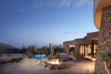 Example of a trendy patio design in Phoenix