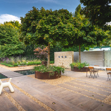 Manor Farm Barn - my own Cotswold courtyard garden by Jo Alderson Phillips