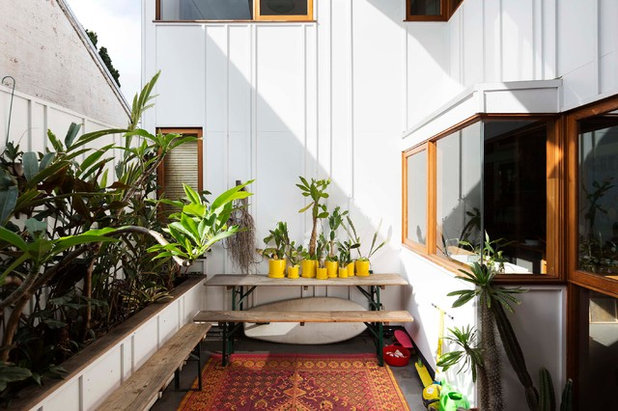 Eclectic Patio by David Boyle Architect