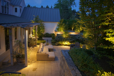 Inspiration for a craftsman patio remodel in Seattle