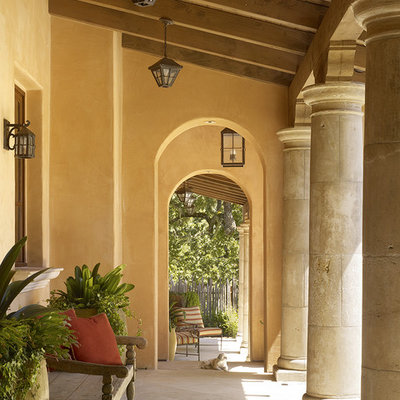 Patio - mediterranean patio idea in San Francisco