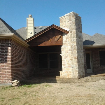 Melissa, TX Outdoor Fireplace & Cover