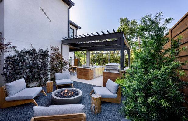Contemporary Patio by Southwest Fence & Deck