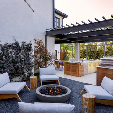 Metal Roof Extension Outdoor Entertain Areas
