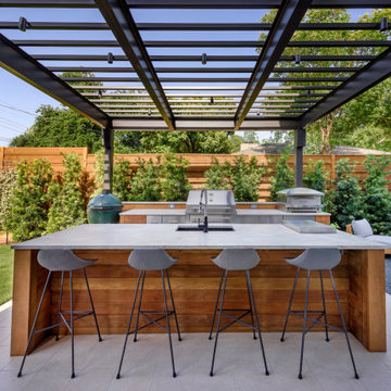 Metal Roof Extension Outdoor Entertain Areas