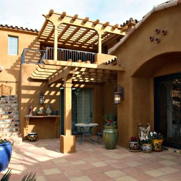 Mexican Villa Courtyard