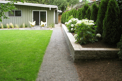 This is an example of a modern garden in Portland.