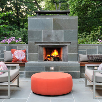75 Mid Century Modern Outdoor With A, Mid Century Modern Outdoor Fire Pit