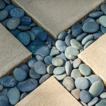 Mid-Century Vibe Concrete Patio - Bayside