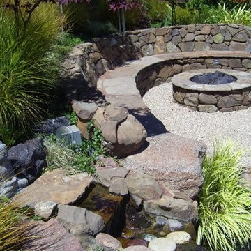 Mill Valley firepit patio
