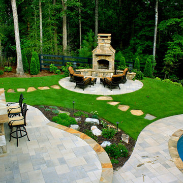 Milton Free-Formed Swimming Pool & Outdoor Living